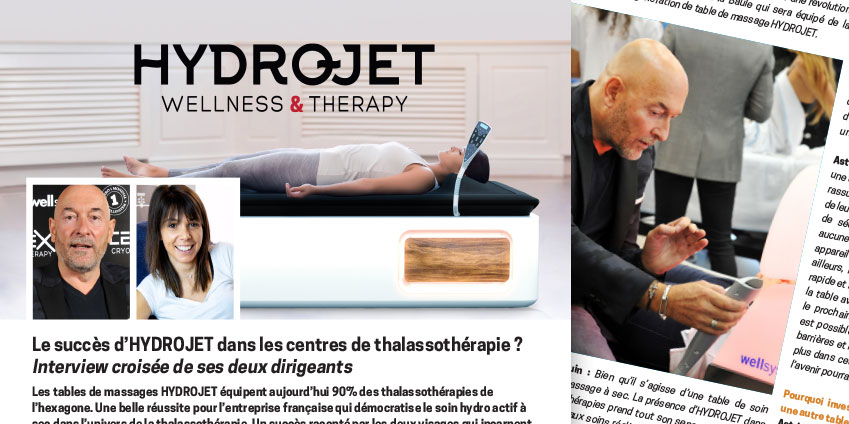 HYDROJET une success story dans le secteur de la thalasso