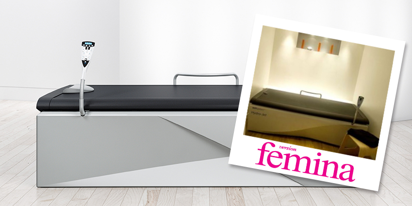 Femina a essayé la table massante Hydrojet